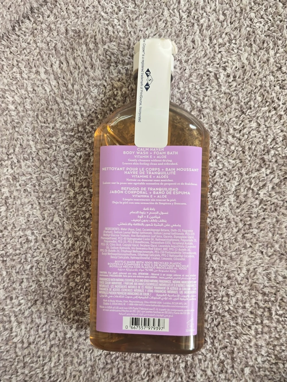 Calm Haven Lavender & Iris Body Wash by Bath & Body Works